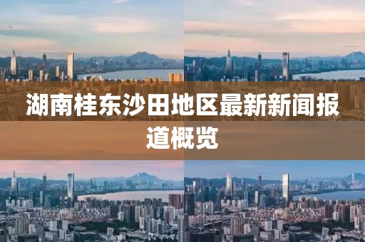 湖南桂東沙田地區(qū)最新新聞報道概覽