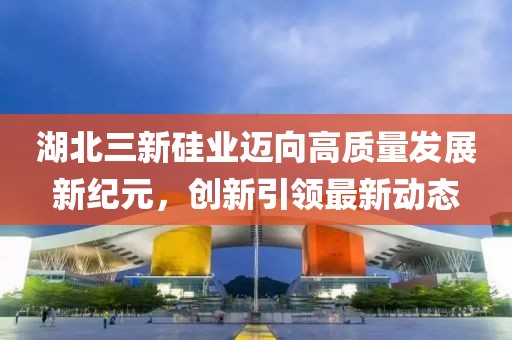 湖北三新硅業(yè)邁向高質(zhì)量發(fā)展新紀(jì)元，創(chuàng)新引領(lǐng)最新動態(tài)