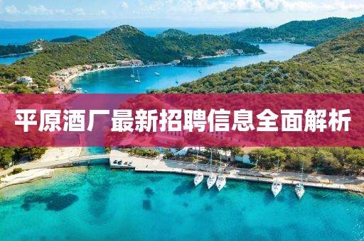 平原酒廠最新招聘信息全面解析