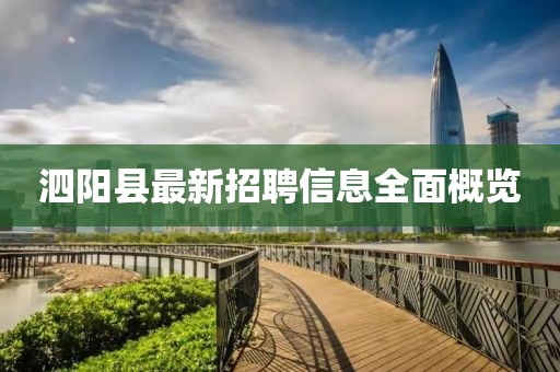 泗陽縣最新招聘信息全面概覽