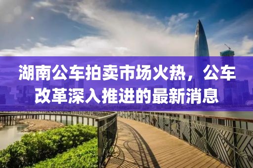 湖南公車(chē)拍賣(mài)市場(chǎng)火熱，公車(chē)改革深入推進(jìn)的最新消息