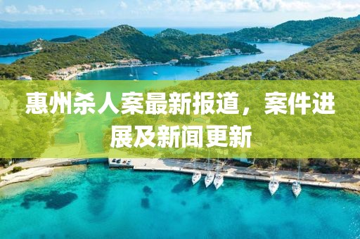 惠州殺人案最新報(bào)道，案件進(jìn)展及新聞更新