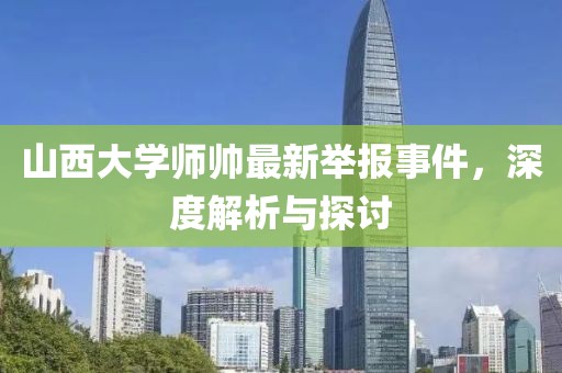山西大學(xué)師帥最新舉報事件，深度解析與探討