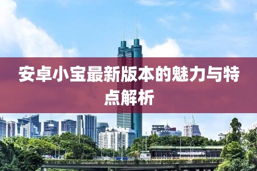 安卓小寶最新版本的魅力與特點(diǎn)解析