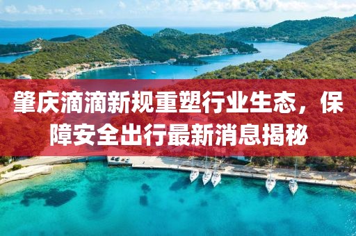 肇慶滴滴新規(guī)重塑行業(yè)生態(tài)，保障安全出行最新消息揭秘