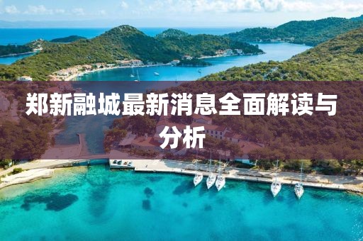 鄭新融城最新消息全面解讀與分析