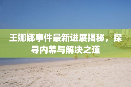 王娜娜事件最新進(jìn)展揭秘，探尋內(nèi)幕與解決之道