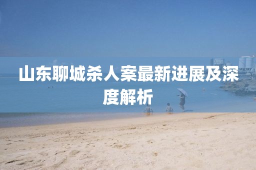 山東聊城殺人案最新進(jìn)展及深度解析